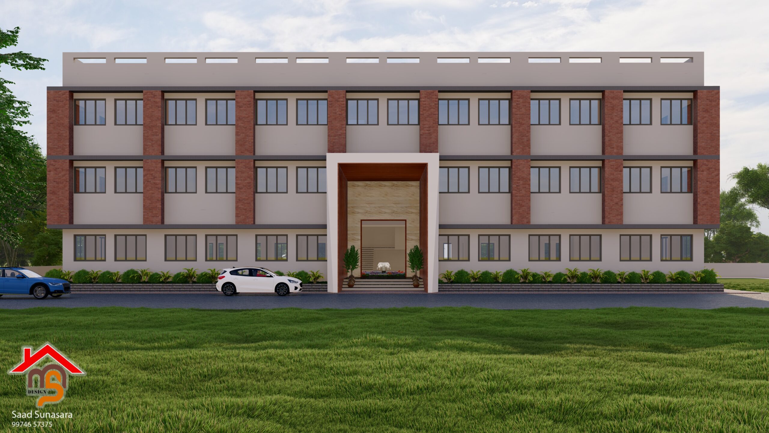 Ratanpur School Elevation_View_002